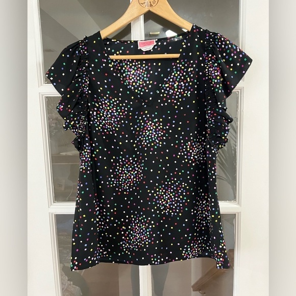 Kate Spade Confetti Cheer Blouse - Size S - Picture 2 of 6